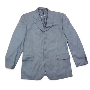 PHAT FARM 3 Piece Suit Men's 42R/36R Y2K Sharkskin Designer Hip Hop Streetwear